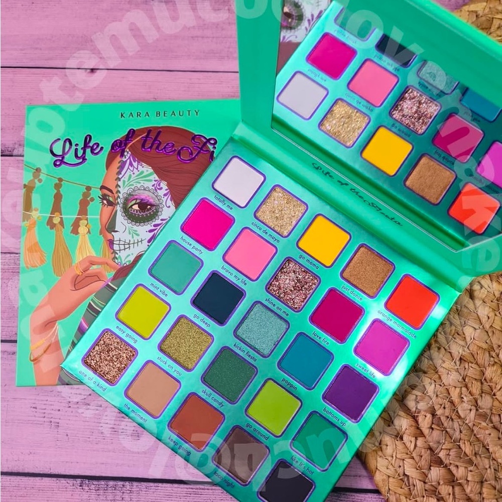 Kara Beauty “Life of the Fiesta” eyeshadow Palette 25 Shades